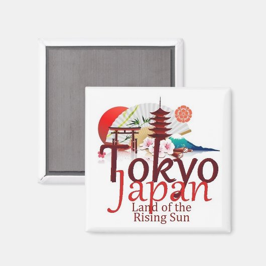 JAPAN MAGNEET (Voorkant / Achterkant)