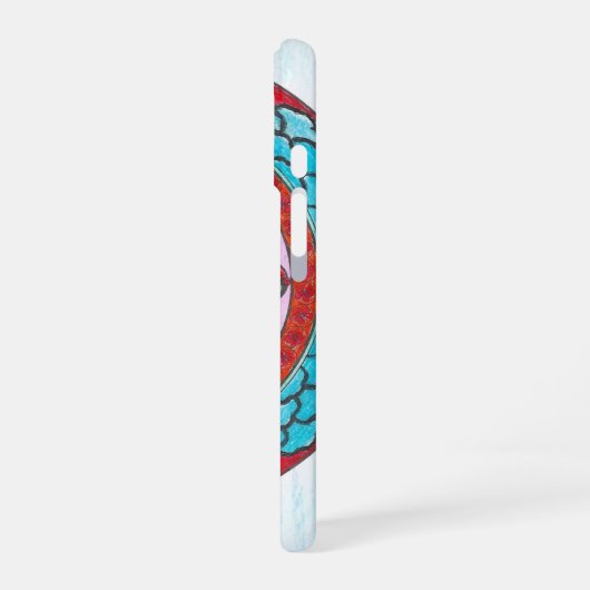 Japan Mandala 002 iPhone 16 Hoesje (Linkerkant)