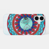 Japan Mandala 002 iPhone 16 Hoesje (Achterkant horizontaal)