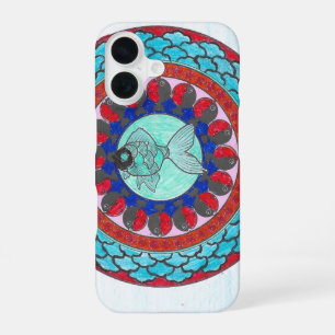Japan Mandala 002 iPhone 16 Hoesje