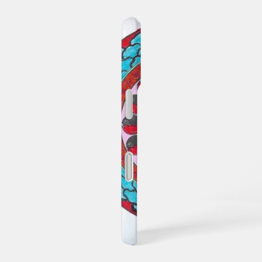 Japan Mandala 002 iPhone 16 Hoesje (Rechterkant)