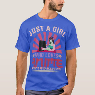 Japan Manga Otaku Gaming Gamer Vrouwen Gir T-shirt
