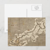 Japan Map door Arrowsmith Briefkaart (Voorkant / Achterkant)
