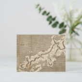 Japan Map door Arrowsmith Briefkaart (Staand voorkant)