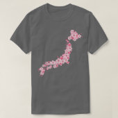 Japan Map Japanse Sakura T-shirt (Design voorkant)
