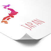 Japan Map Poster (Hoek)