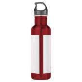 Japan - Map Silhouette en Markering Waterfles (Achterkant)