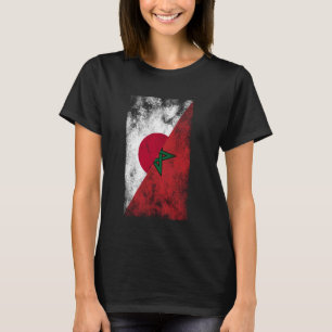 Japan Marokko Vlaggen - Japans Marokkaans T-shirt
