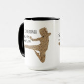 Japan Martial Arts Personalized Karate Silhouette Mok (Voorkant links)