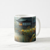 Japan Meer Vogel 1 - Canvas Koffiemok (Voorkant rechts)