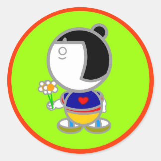 JAPAN MEISJE STICKER