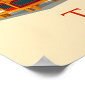 Japan met de berg Fuji en de pagode Poster (Hoek)