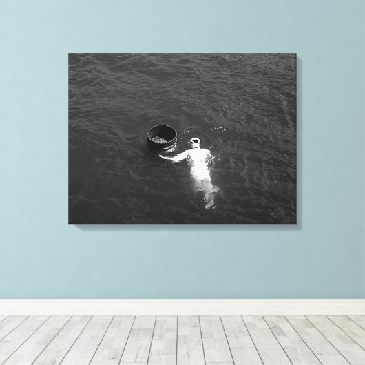  Japan Mie Mikimoto Island Pearl duikers Canvas Afdruk (Insitu (Houten vloer))