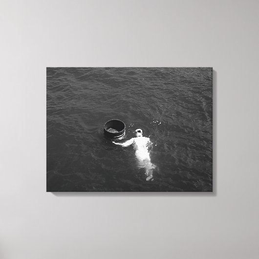 Japan Mie Mikimoto Island Pearl duikers Canvas Afdruk (Voorkant)