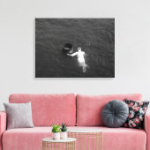 Japan Mie Mikimoto Island Pearl duikers Canvas Afdruk (Insitu (Woonkamer))