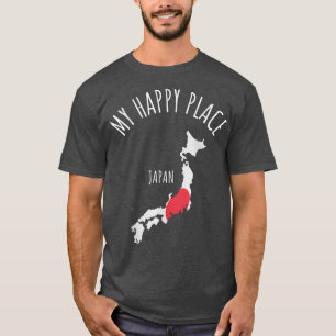 Japan Mijn prettige reisvakantie Japanse vlag T-shirt