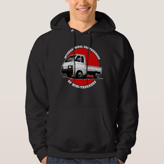 Japan Mini Truck Kei Car 4wd Road Pap Truck me Hoodie (Voorkant)