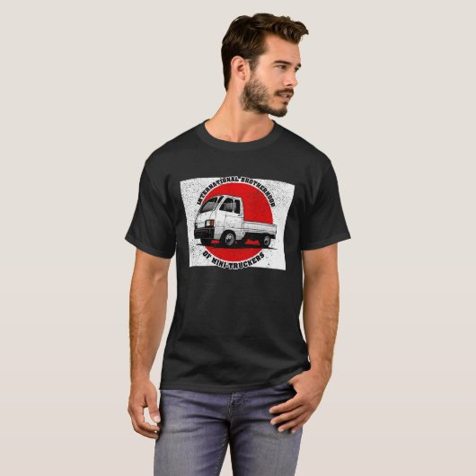 Japan Mini Truck Kei Car 4wd Road Pap Truck me T-shirt (Voorkant volledig)