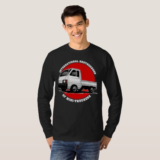 Japan Mini Truck Kei Car 4wd Road Pap Truck me T-shirt (Voorkant volledig)