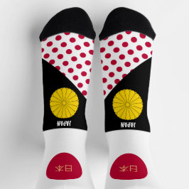 Japan, mode, Japanse vlag, patriottisch Sokken