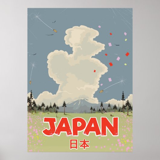 Japan Monteer de  cartoon Fiji Poster (Voorkant)