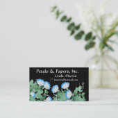 Japan Morning Glory Floral Flower Visitekaartje (Staand voorkant)
