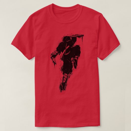 Japan motif shirt, Ninja comic, Samurai anime, hoo T-shirt (Design voorkant)