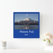 Japan - Mount Fuji Afbeelding Wall Clock Vierkante Klok (Huis)