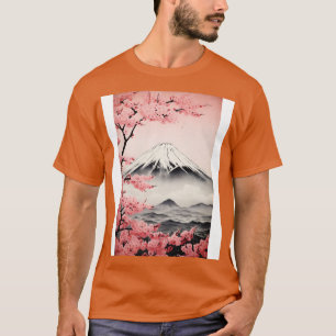 Japan Mount Fuji Kersenbloesem  esthetisch T-shirt