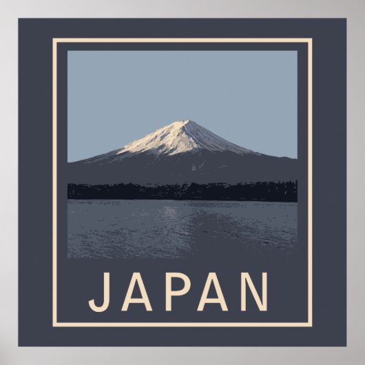 Japan Mount Fuji Poster (Voorkant)