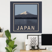 Japan Mount Fuji Poster (Thuiskantoor)