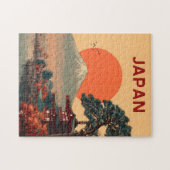 Japan Mount Fuji vintage Legpuzzel (Horizontaal)