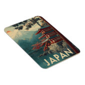 Japan Mount Fuji vintage Magneet (Rechterzijde)