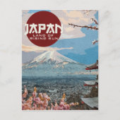  Japan Mt. Fuji Travel Briefkaart (Voorkant)