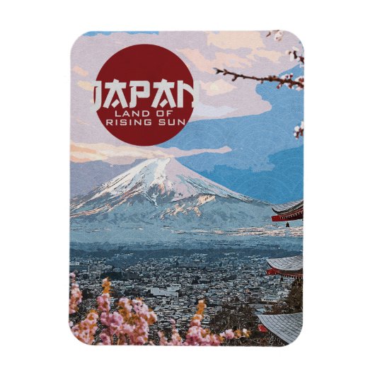 Japan Mt. Fuji Travel Magneet (Verticaal)