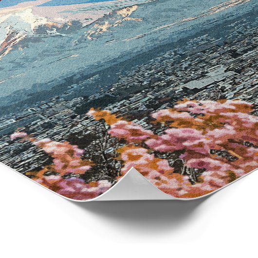  Japan Mt. Fuji Travel Poster (Hoek)