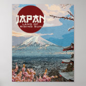  Japan Mt. Fuji Travel Poster (Voorkant)