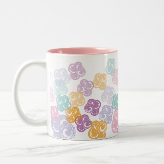 JAPAN MUG Swirling Tweekleurige Koffiemok (Links)