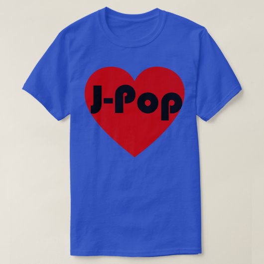 Japan Music JPop Heart Pattern T-shirt (Design voorkant)