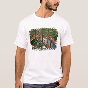 Japan, Nara Pref., Nara. De Koninklijke Brug gloei T-shirt