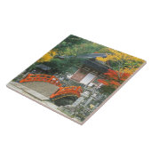 Japan, Nara, Ryuzenji-tempel Tegeltje (Zijkant)