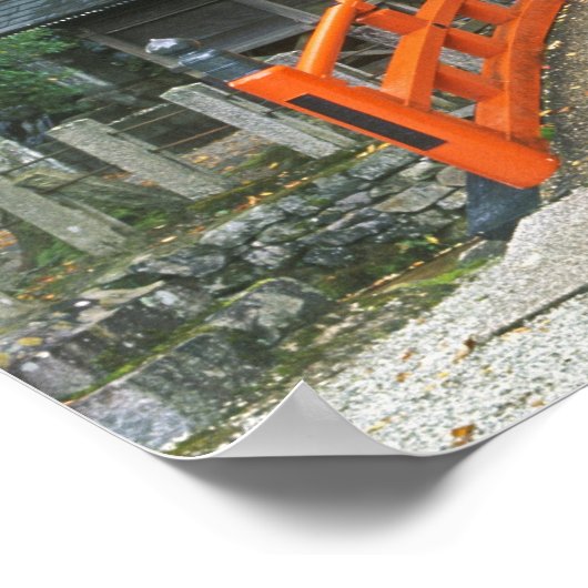 Japan, Nara, Ryuzenji Temple Poster (Hoek)