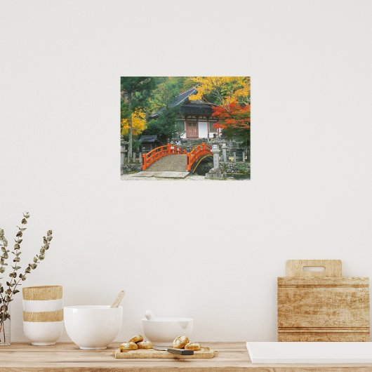 Japan, Nara, Ryuzenji Temple Poster (Keuken)