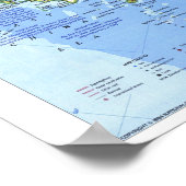 " Japan: National Geographic MAP vanaf 1984... Poster (Hoek)