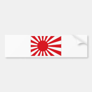 Japan Naval Ensign Bumpersticker