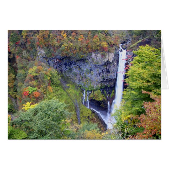 Japan, Nikko. Kegon-waterval van Nikko, een UNESCO (Voorkant Horizontaal)