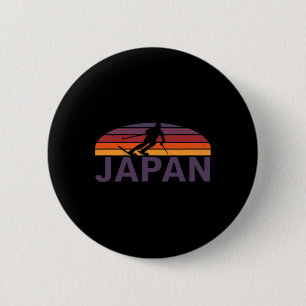 Japan Niseko Hokkaido Island Ski Resort Snowboardi Ronde Button 5,7 Cm