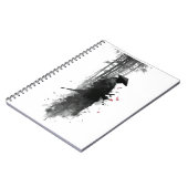 Japan Notebook Samurai Bamboebos Notitieboek (Linkerzijde)