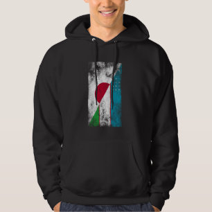 Japan Oezbekistan Vlaggen - Japans Oezbekistan, Oe Hoodie
