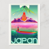 Japan, oud reizen briefkaart (Voorkant)